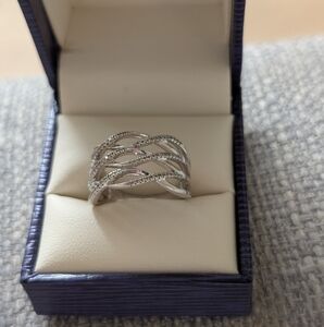 Ben Moss Sterling Silver 925 ladies ring sz 7